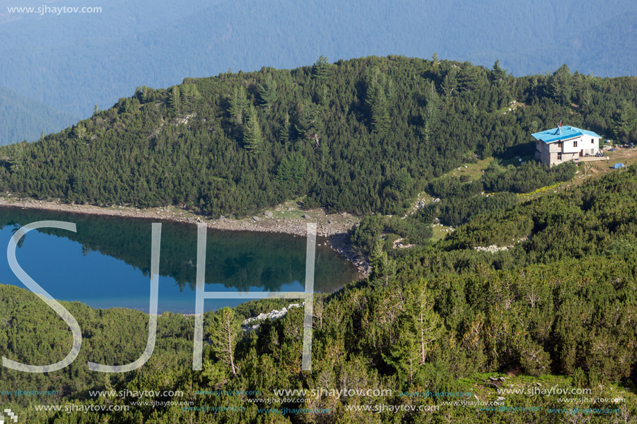 Amazing view with clear sky of  Sinanitsa lake, Pirin Mountain, Bulgaria