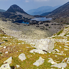 Amazing Landscape of Gergiytsa peak and Gergiyski lakes,  Pirin Mountain, Bulgaria