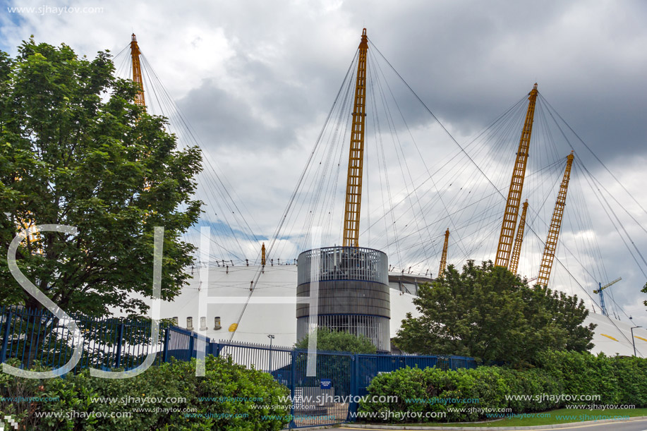 LONDON, ENGLAND - JUNE 17 2016:  The O2 Arena at Greenwich, London, England, Great Britain