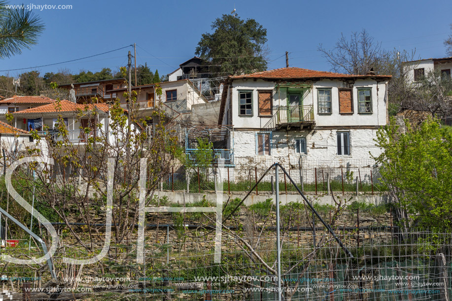 Old house in village of Maries, Thassos island, East Macedonia and Thrace, Greece