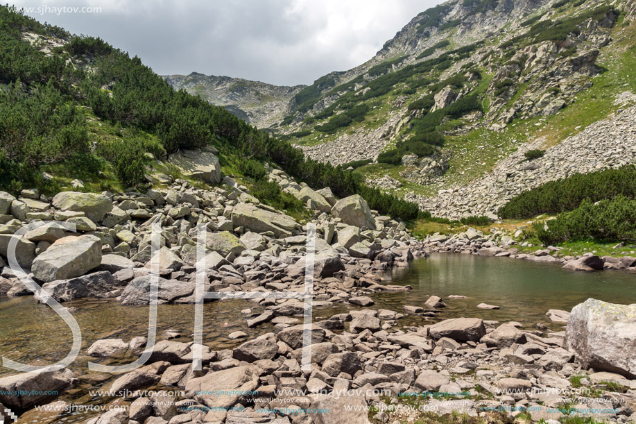 Banderitsa pass and Upper Muratovo lake, Pirin Mountain, Bulgaria