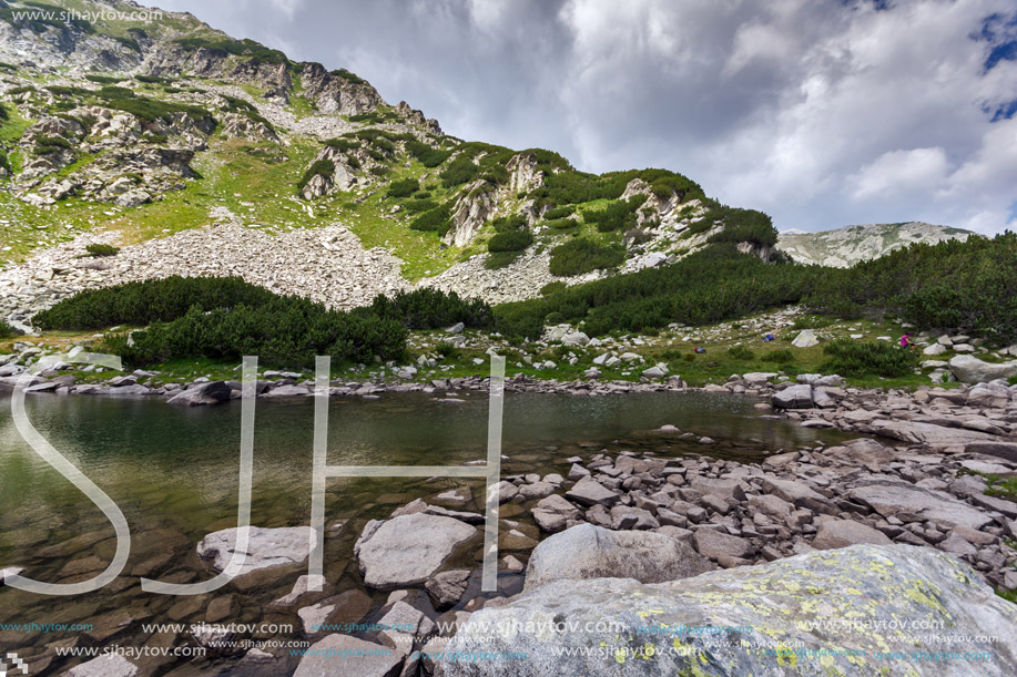 Amazing Landscape of  Upper Muratovo lake, Pirin Mountain, Bulgaria