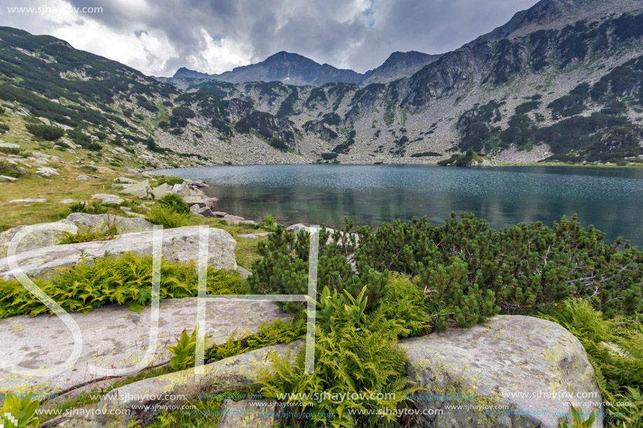 Amazing view of Banderishki Chukar Peak and The Fish Lake, Pirin Mountain, Bulgaria
