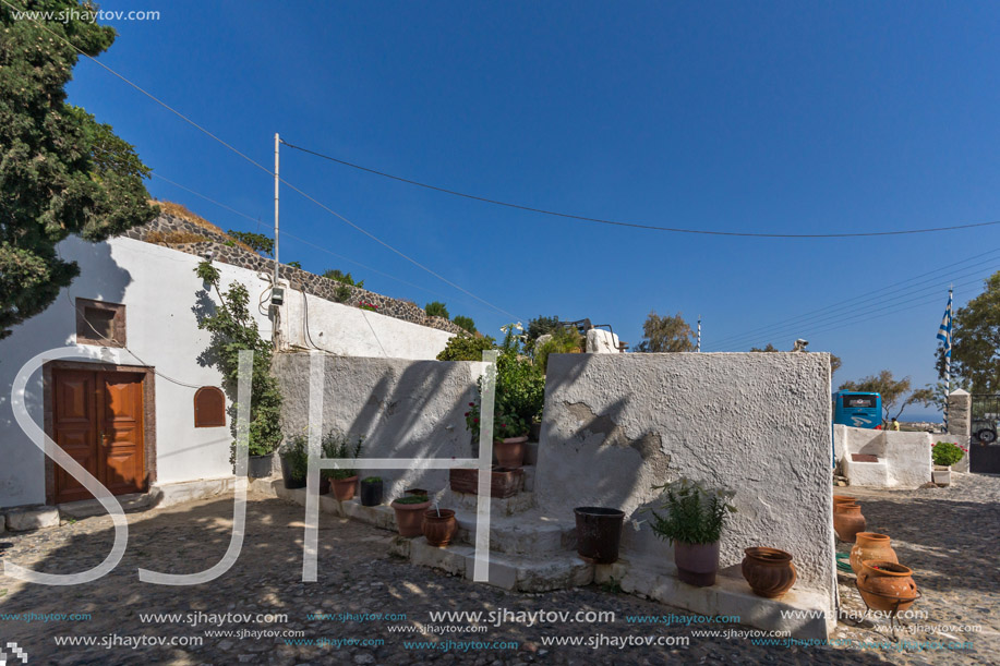 Panagia Episkopi Church in Santorini island, Thira, Cyclades, Greece