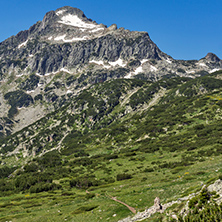 Amazing Landscape with Dzhangal peak in Pirin Mountain, Bulgaria