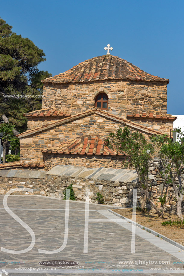 Antique Church of Panagia Ekatontapiliani in Parikia, Paros island, Cyclades, Greece
