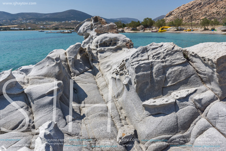 Blue Waters of kolymbithres beach, Paros island, Cyclades, Greece