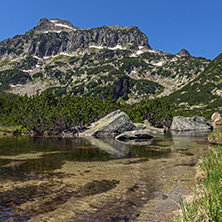 Amazing Landscape of Dzhangal peak and Banski lakes, Pirin Mountain, Bulgaria