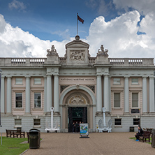 LONDON, ENGLAND - JUNE 17 2016: National Maritime Museum in Greenwich, London, England, Great Britain