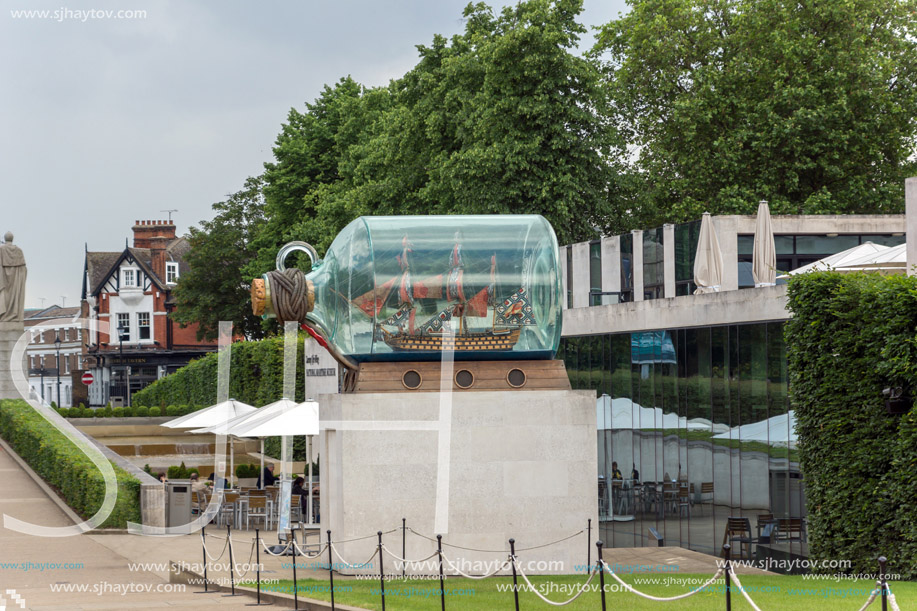 LONDON, ENGLAND - JUNE 17 2016: National Maritime Museum in Greenwich, London, England, Great Britain