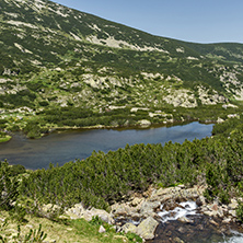 Amazing view of Fish lakes, Pirin Mountain, Bulgaria