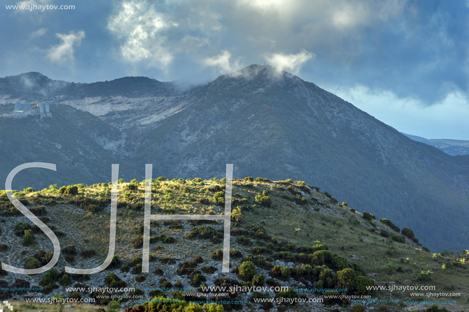 Amazing Panoramic view of Mountain of Lefkada, Ionian Islands, Greece