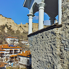 Medieval Church of St. Anthony and Panorama of town of Melnik, Blagoevgrad region, Bulgaria
