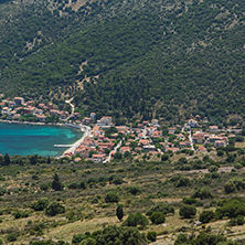 Amazing Panorama of Agia Effimia town, Kefalonia, Ionian islands, Greece