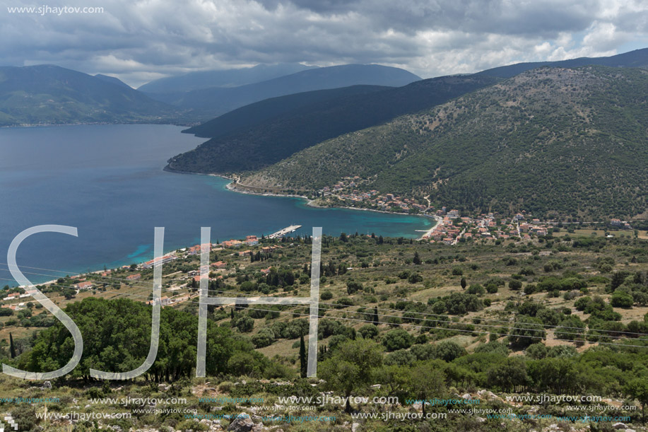 Seascape of Agia Effimia town, Kefalonia, Ionian islands, Greece