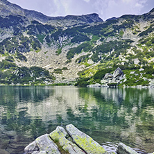 Banderishki chukar peak and Banderitsa fish lake, Pirin Mountain, Bulgaria