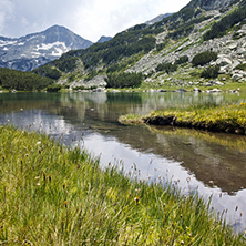 Muratovo lake and Banderishki chukar peak, Pirin Mountain, Bulgaria