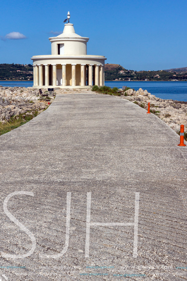 Seascape of Lighthouse of St. Theodore at Argostoli,Kefalonia, Ionian islands, Greece