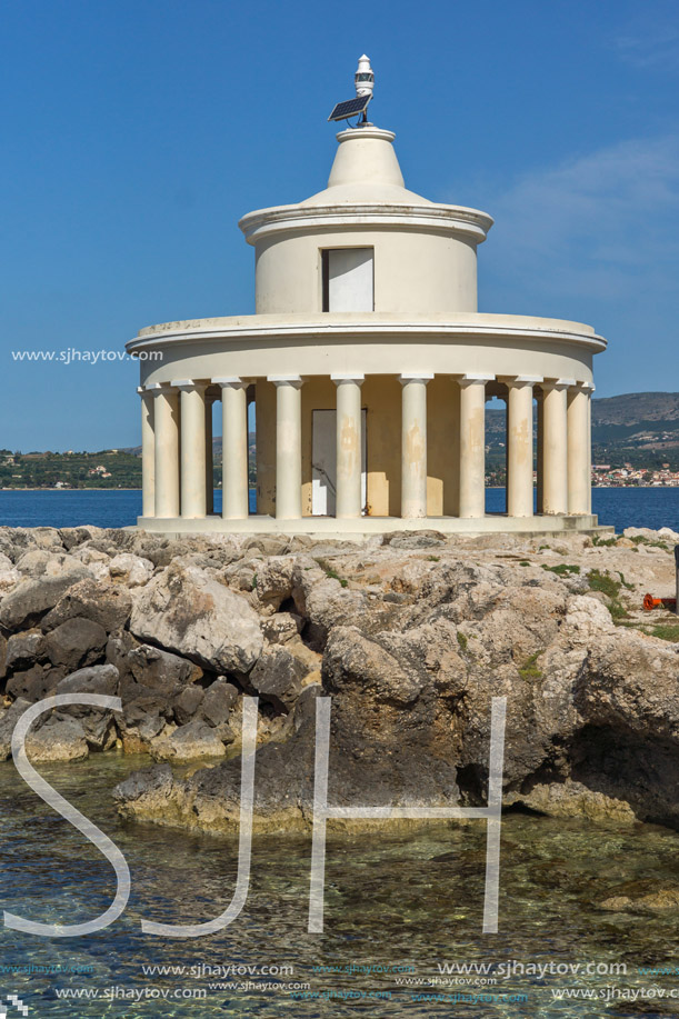 Seascape of Lighthouse of St. Theodore at Argostoli,Kefalonia, Ionian islands, Greece