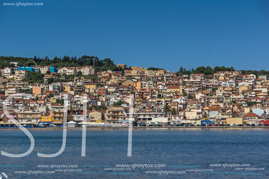 Panorama to Argostoli town, Kefalonia, Ionian islands, Greece