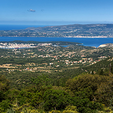 Amazing Panorama of Argostoli town, Kefalonia, Ionian islands, Greece