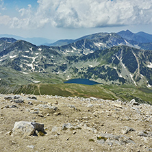 Amazing Landscape from Vihren Peak to Vlahini lakes, Pirin Mountain, Bulgaria