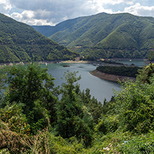 Meander of Vacha (Antonivanovtsy) Reservoir, Rhodopes Mountain, Bulgaria