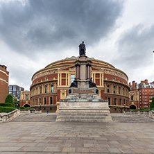 LONDON, ENGLAND - JUNE 18 2016: Amazing view of Royal Albert Hall, London, Great Britain