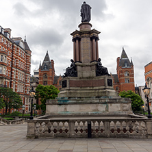 LONDON, ENGLAND - JUNE 18 2016: Amazing view of Royal Albert Hall, London, Great Britain