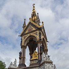LONDON, ENGLAND - JUNE 18 2016: Prince Albert Memorial, London, Great Britain