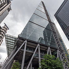 LONDON, ENGLAND - JUNE 18 2016: Amazing view of Business Building in City of London, Great Britain