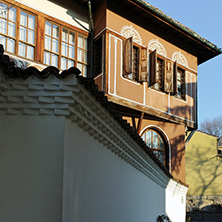 PLOVDIV, BULGARIA - JANUARY 2 2017: House from the period of Bulgarian Revival in old town of Plovdiv, Bulgaria