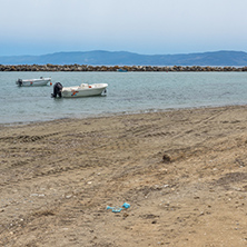 Panorama of Katelios beach in Kefalonia, Ionian Islands, Greece