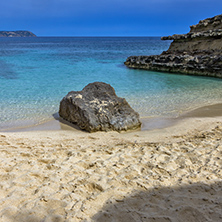 Amazing panorama of Pesada beach, Kefalonia, Ionian islands, Greece