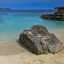 Amazing panorama of Pesada beach, Kefalonia, Ionian islands, Greece