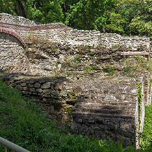 Remains of the builings in the ancient Roman city of Diokletianopolis, town of Hisarya, Plovdiv Region, Bulgaria