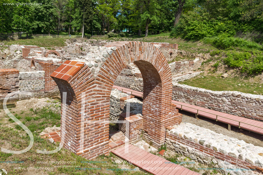 Ruins of The ancient Thermal Baths of Diocletianopolis, town of Hisarya, Plovdiv Region, Bulgaria
