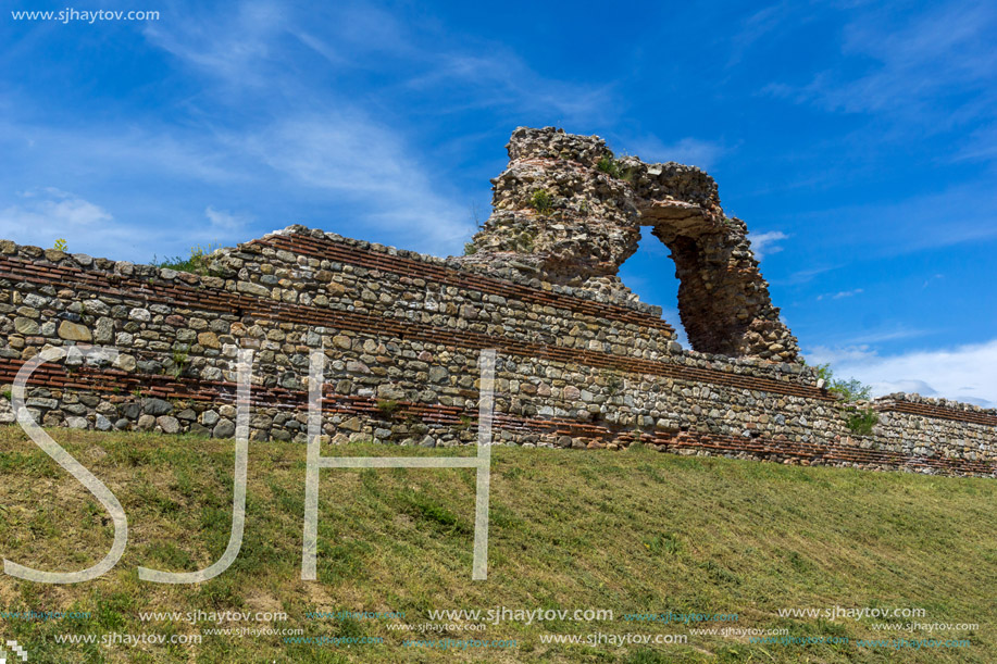Ruins of Roman fortifications in Diocletianopolis, town of Hisarya, Plovdiv Region, Bulgaria