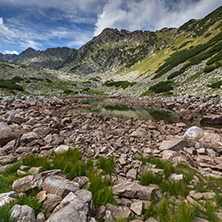 Rocky Hills of Musala peak, Rila mountain, Bulgaria
