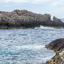 Panorama of Limnionas beach bay at Zakynthos island, Greece