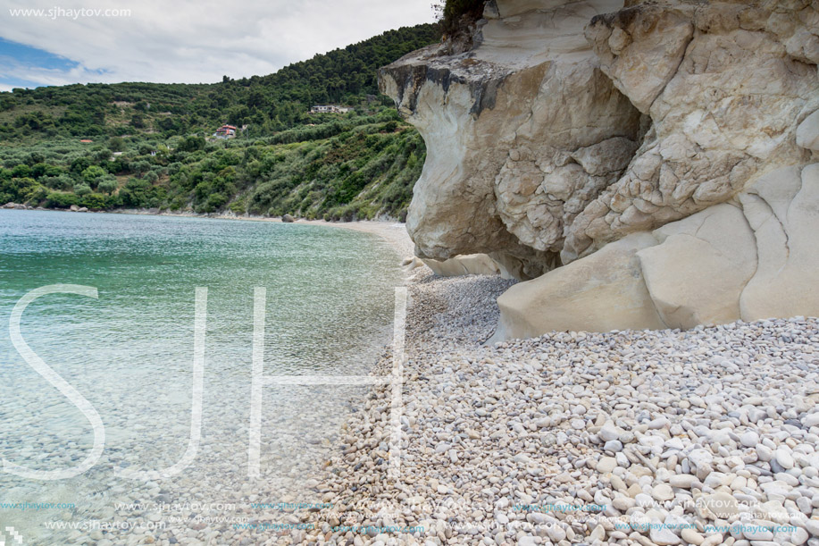 Amazing view of marathia beach at Zakynthos island, Greece