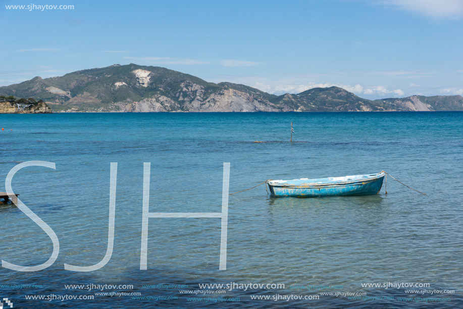 Amazing panorama of Koukla beach, Zakynthos island, Greece