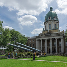 LONDON, ENGLAND - JUNE 19 2016: Amazing view of Imperial War Museum, London, England, United Kingdom