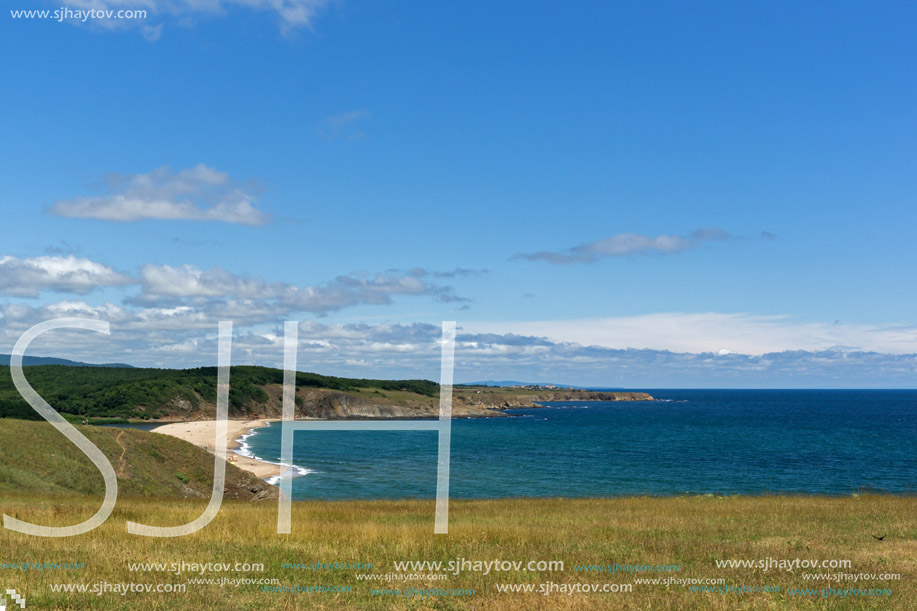 A beach at the mouth of the Veleka River, Sinemorets village, Burgas Region, Bulgaria