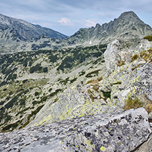 Amazing view of Dzhangal peak, Pirin mountain, Bulgaria