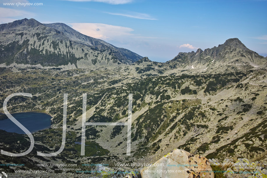 Amazing view of Dzhangal and Polezhan peaks, Pirin mountain, Bulgaria