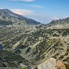 Amazing view of Dzhangal and Polezhan peaks, Pirin mountain, Bulgaria