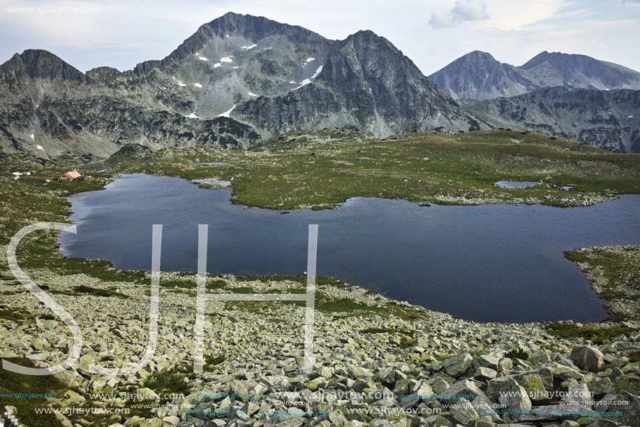 Landscape of Kamenitsa peak and Tevno Lake, Pirin mountain, Bulgaria