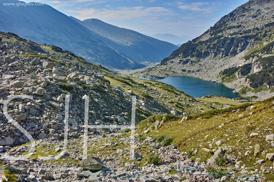 Rocky hills of Right Kraledvorska pass, Pirin mountain, Bulgaria