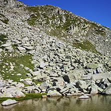 Amazing view of Argirovo lake, Pirin Mountain, Bulgaria